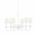 Hudson Valley 6 Light Chandelier MDs432-WP